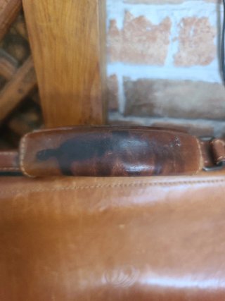 Maletín de cuero vintage
