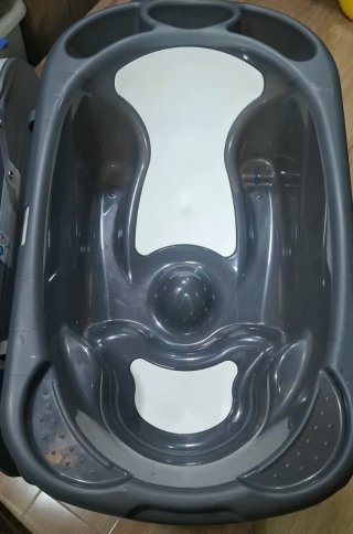 Bañera para bebé con cambiador
