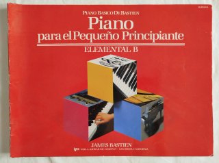 Método piano Bastien niveles Elemental A y B