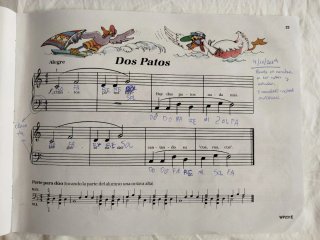 Método piano Bastien niveles Elemental A y B