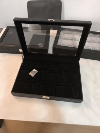 Scatola porta orologi 24 posti