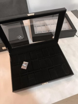Scatola porta orologi 24 posti