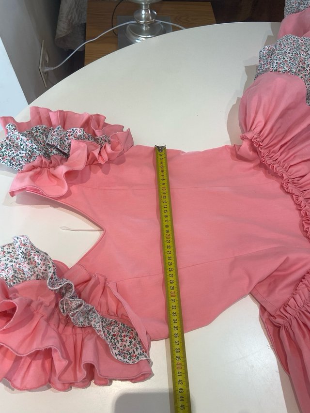 27 Vestido de flamenca ligero rosa