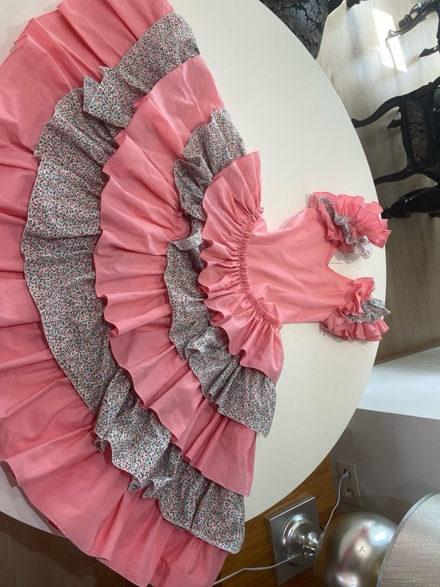 27 Vestido de flamenca ligero rosa