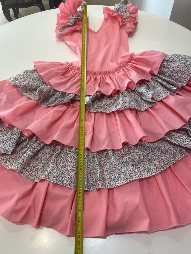 27 Vestido de flamenca ligero rosa