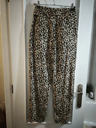 Pantalones Zara Estampado Leopardo