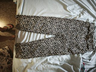 Pantalones Zara Estampado Leopardo