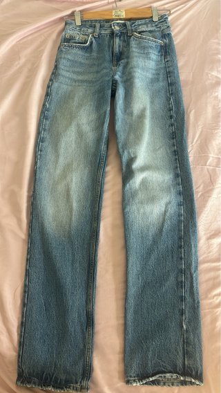 Vaqueros Pull&Bear Rectos Azul Claro Talla 32