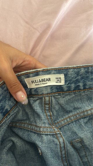 Vaqueros Pull&Bear Rectos Azul Claro Talla 32