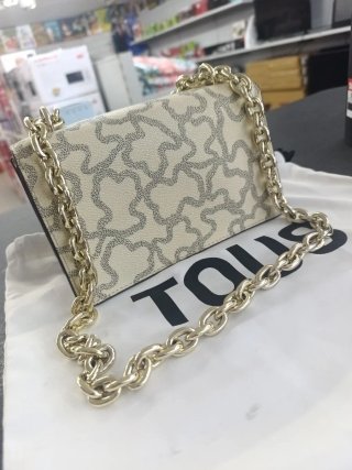 Bolso Tous Beige y Dorado