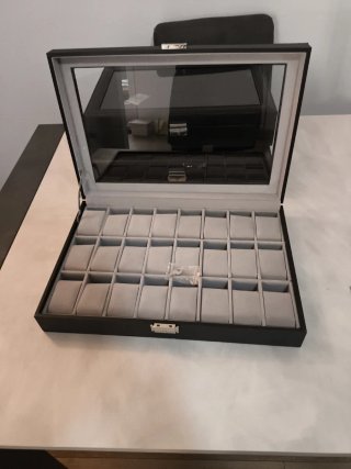 Scatola portaorologi 24 posti