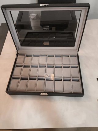 Scatola portaorologi 24 posti