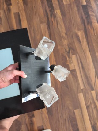 Lámpara Techo plafón 3 Focos Orientables