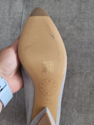 Zapatos Bimba y Lola Talla 39 Piel Gris