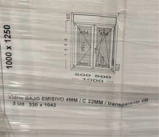 5 unidades- Ventana Climalit Plus 22mm Zaragoza