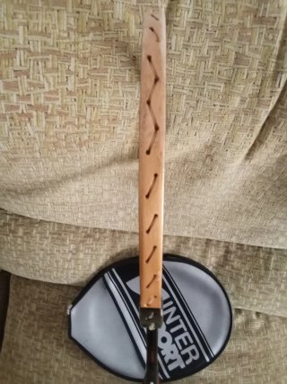 ANTIGUA RAQUETA TENIS MADERA