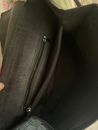 Borsa a spalla donna ecopelle nera effetto coccodr