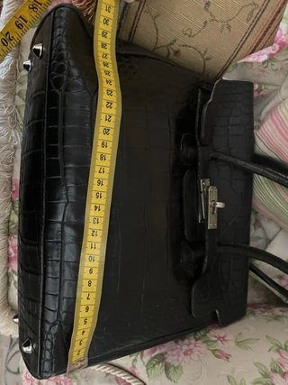 Borsa a spalla donna ecopelle nera effetto coccodr