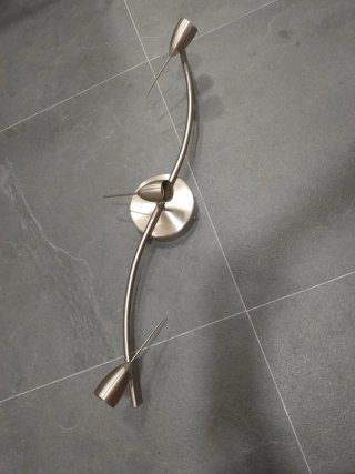 Focos LED Ikea Metal Plateado