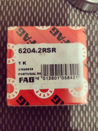 Rodamientos FAG 6204.2RSR y 6303 ( todos x12€)