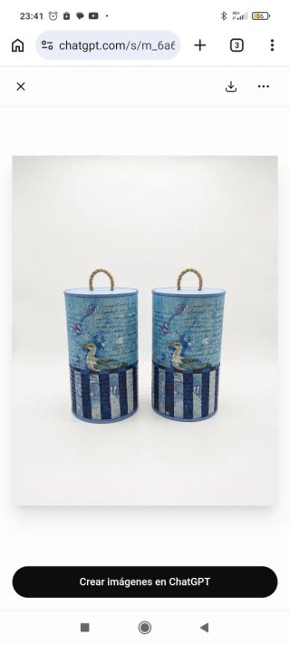 Botes Decorativos Marinos (2 unidades)
