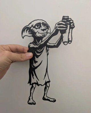 Lámina Dobby Harry Potter