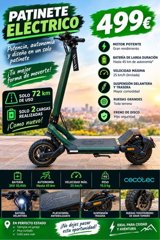 Patinete Eléctrico Cecotec Bongo Z Mountain