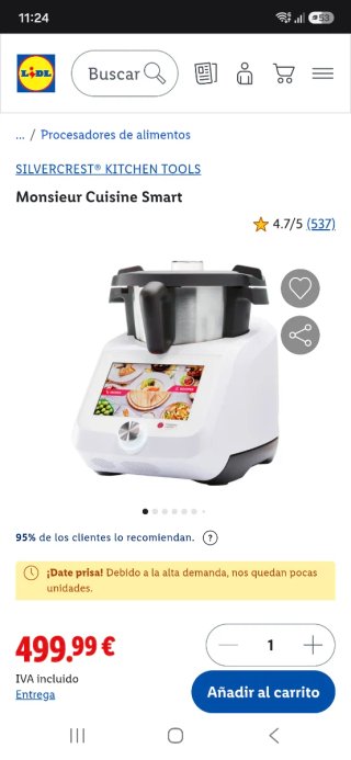 Robot da cucina Monsieur Cuisine Smart