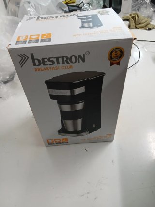 Cafetera de filtro con taza térmica Bestron