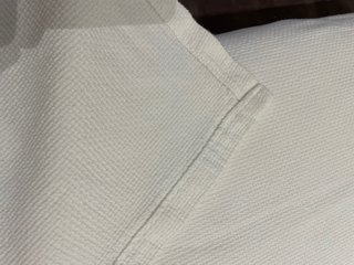 Colcha Zara Home beige/blanco Para cama de 1,50