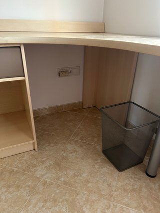 Conjunto escritorio abedul