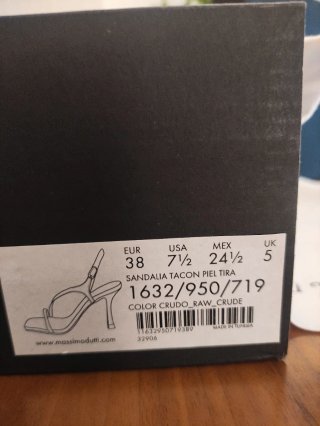 Sandalias Massimo Dutti Talla 38