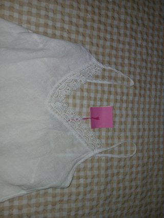Vestido blanco ibicenco con encaje
