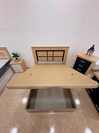 Canapé abatible madera y tela