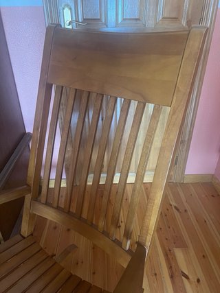Sedia a Dondolo in Legno