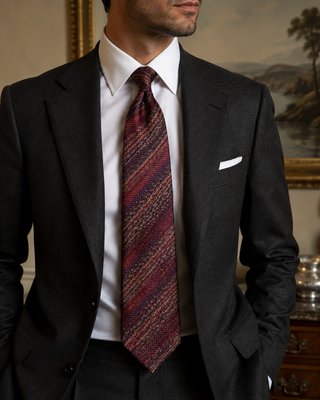 Corbata Missoni Vintage Seda Italiana Años 90