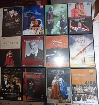 Lote 12 dvd OPERA