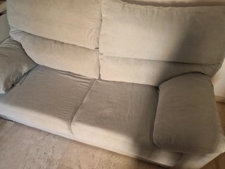 Sofá 2 plazas 182 cm verde agua