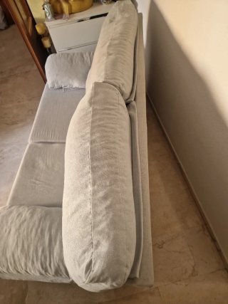 Sofá 2 plazas 182 cm verde agua