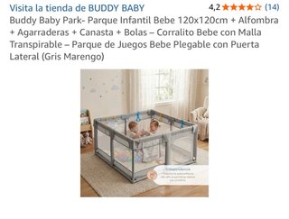 Cambiador bañera + parque infantil + minicuna