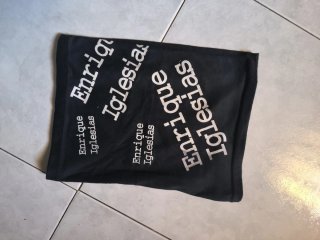 Bufanda Tubular Enrique Iglesias Negra