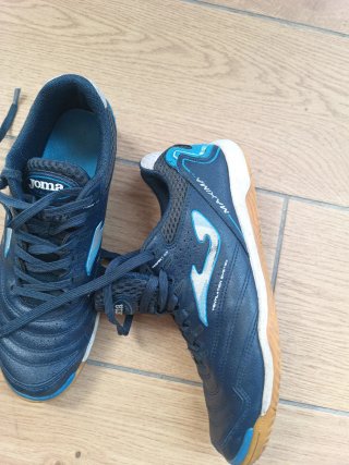 Zapatillas de futbito Joma Negras y Azules