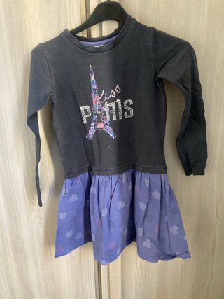 Vestito felpa bimba Eiffel Paris