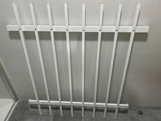 Reja aluminio lacado blanco Ancho 110 cm Alto120cm