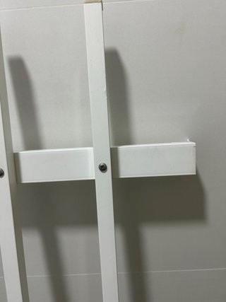 Reja aluminio lacado blanco Ancho 110 cm Alto120cm