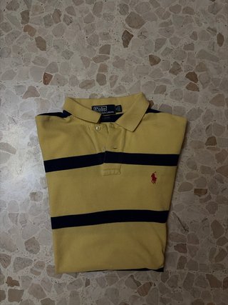 Polo Ralph Lauren Rayas Azul y Amarillo