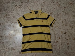 Polo Ralph Lauren Rayas Azul y Amarillo