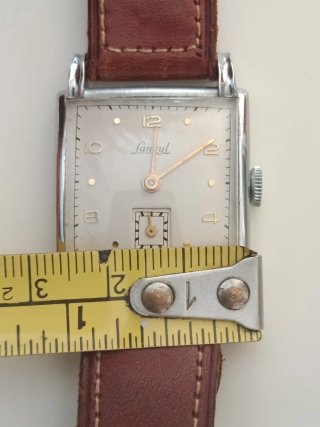 Orologio Lancyl Vintage con Cinturino in Pelle