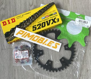 Kit arrastre DID GAS GAS HP 300 450 Wild nuevo
