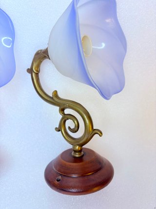 Lampade Abat-jour in ottone anni '70 con